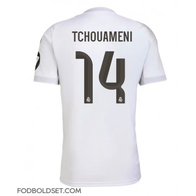 Real Madrid Aurelien Tchouameni #14 Hjemmebanetrøje 2025-26 Kortærmet Real Madrid Aurelien Tchouameni #14 Hjemmebanetrøje 2025-26 Kortærmet